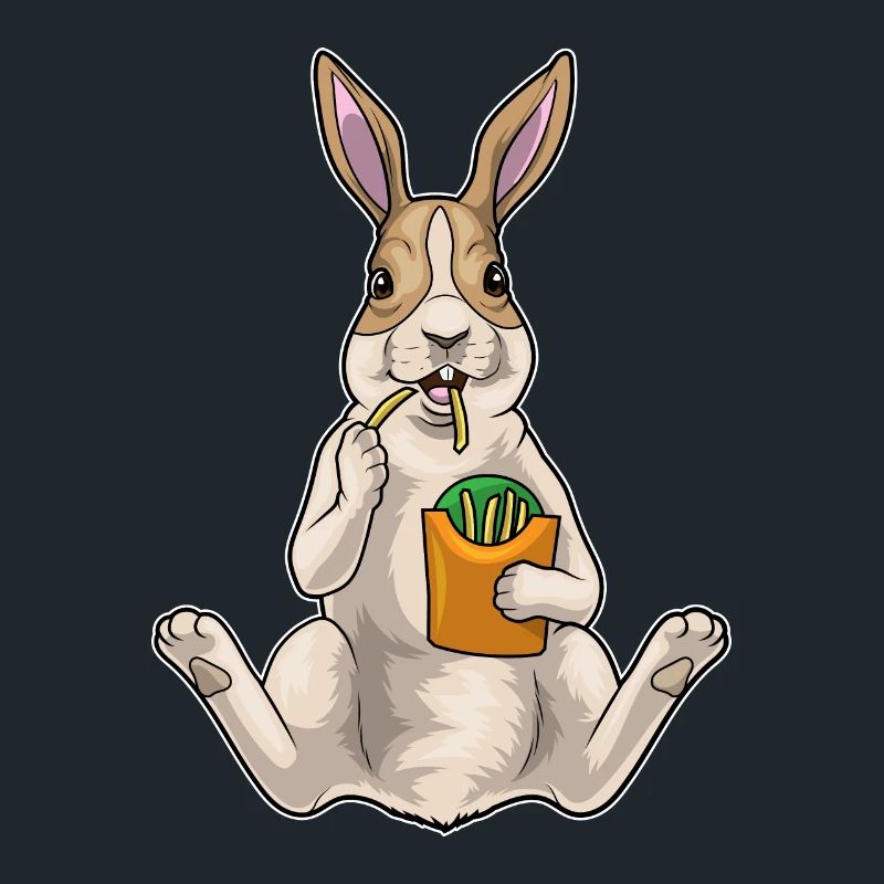 Frites lapin