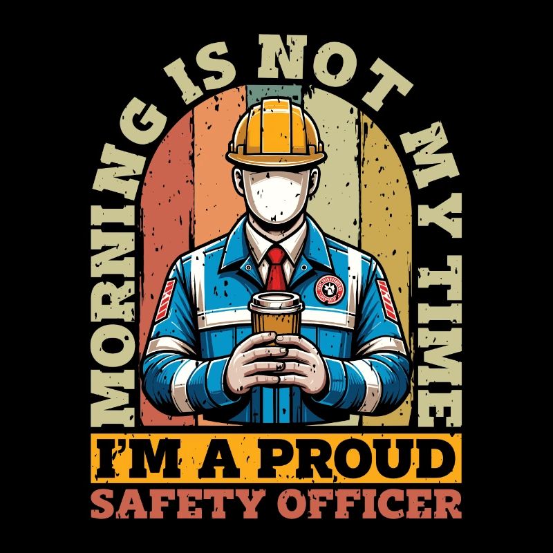 Agent de sécurité Le matin n’est pas mon temps Sécurité