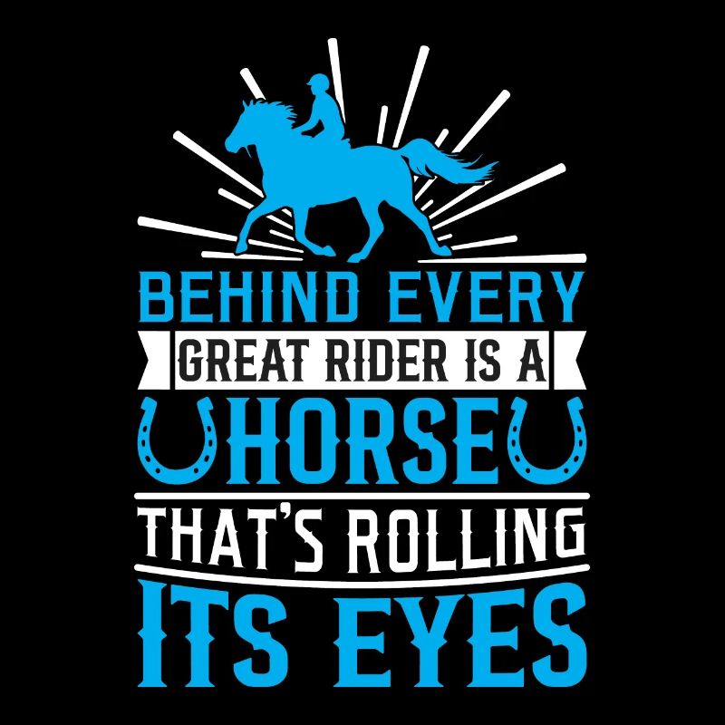 Hinter jedem großen Reiter steht ein Pferd, das rollt