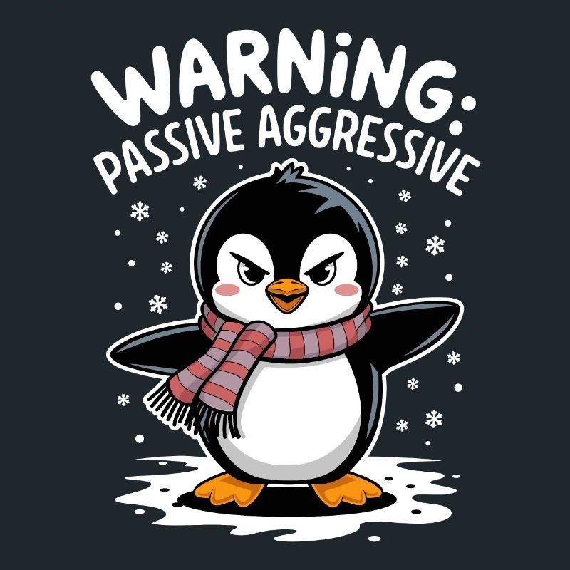 Warning: Passive Aggressive Pinguin Humor