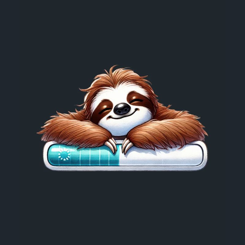 Relaxed Sloth Loading Bar