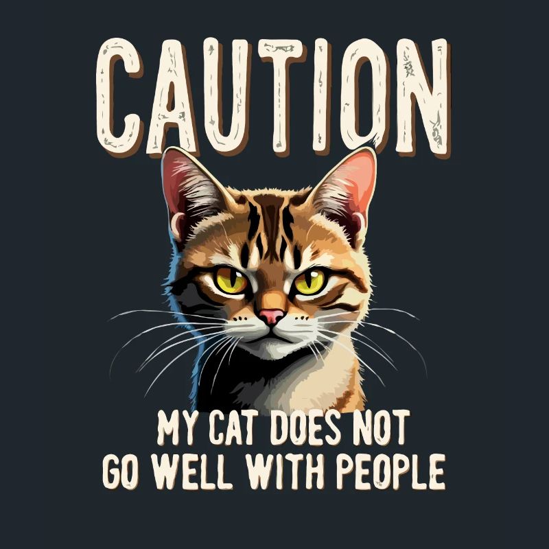 Drôle de chat Chat Propriétaire Chat de compagnie