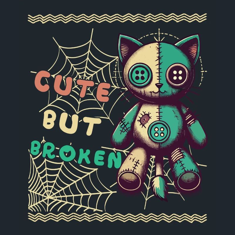 Mental Psychopath Cute But Broken Design
