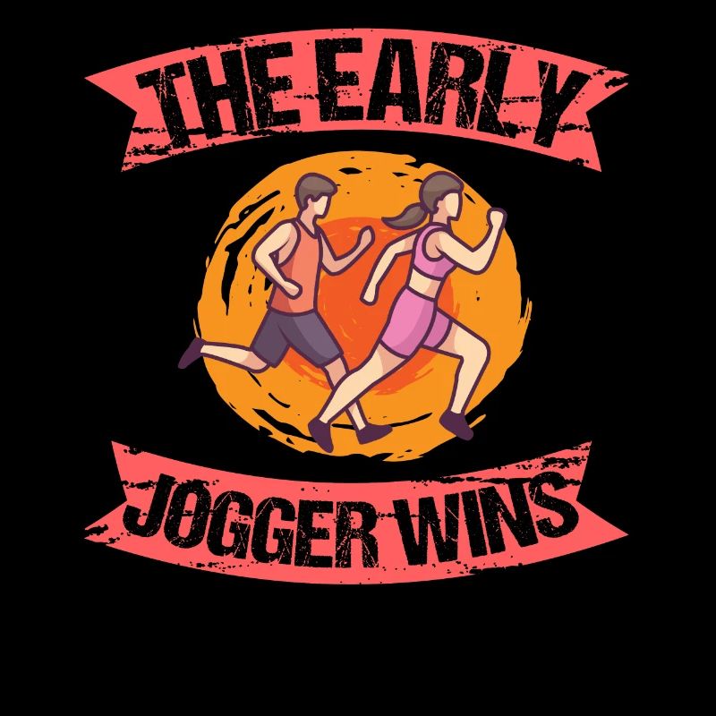 The Early Jogger Wins Jogging Running