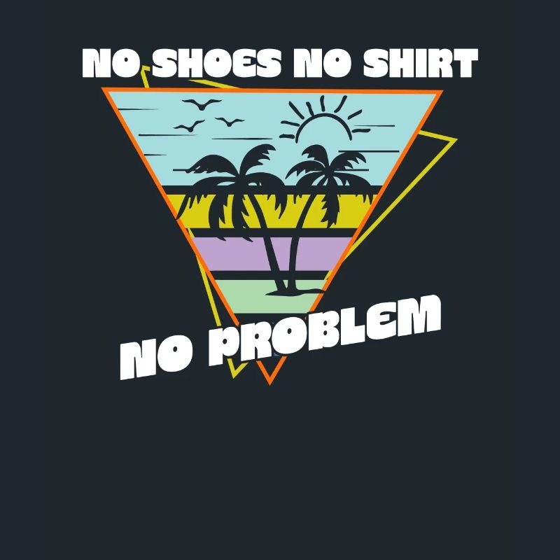 Pas de chaussures pas de chemise pas de problème Vacances d’été à la plage