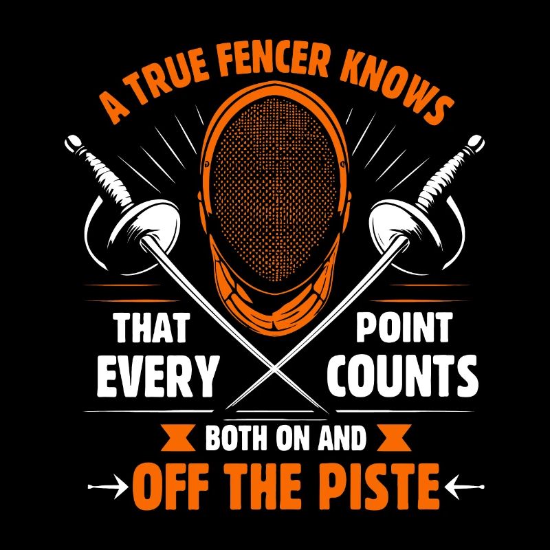 A true fencer knows that every point counts, both