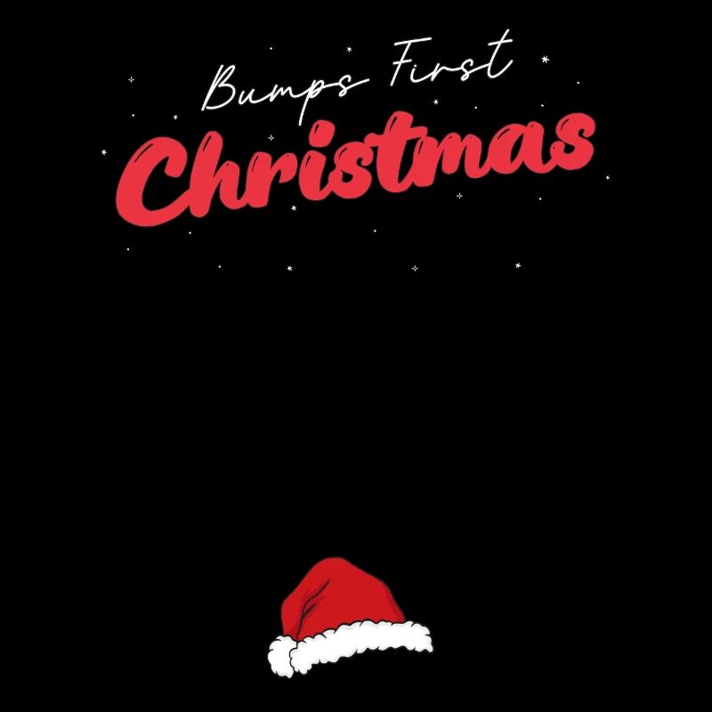 Première bosse de Noël - Grossesse de bébé drôle