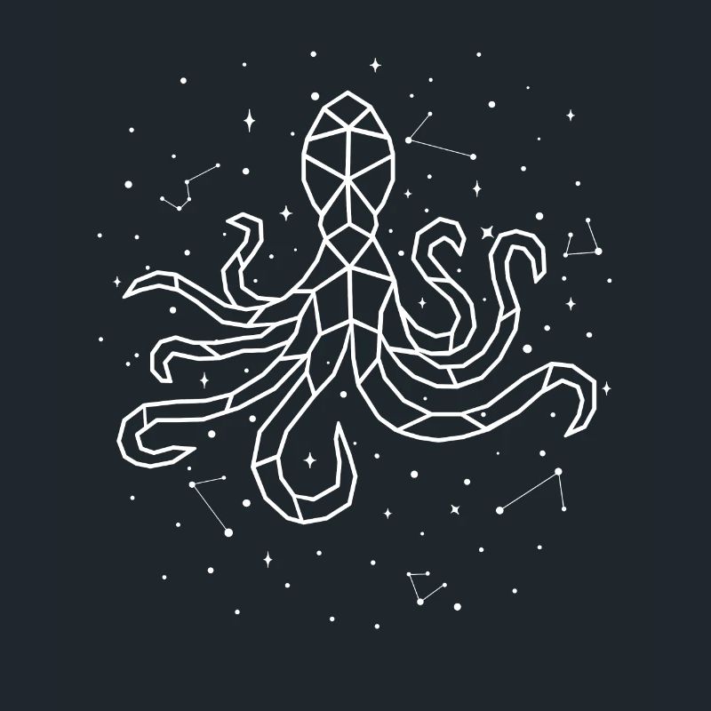 Sternbild Octopus Constellation Octopodes