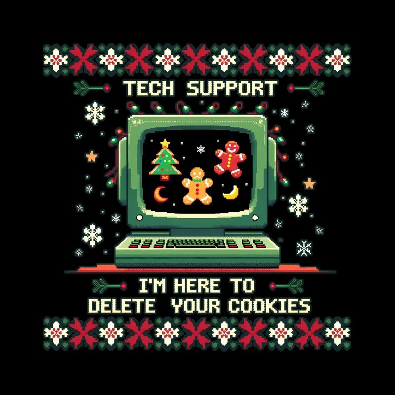 Support technique - Funny Delete Cookies Shirt