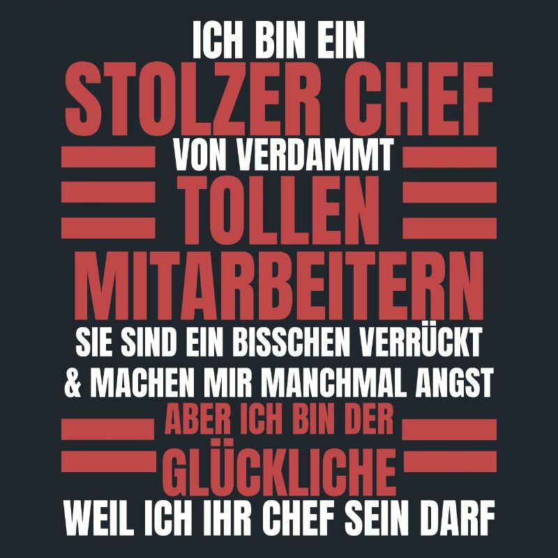 Ich Bin Ein Stolzer Chef Geburtstag Geschenk