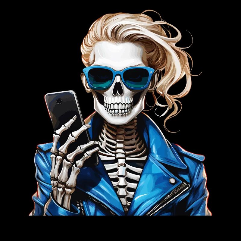 SMARTPHONE SKELETON FEMME