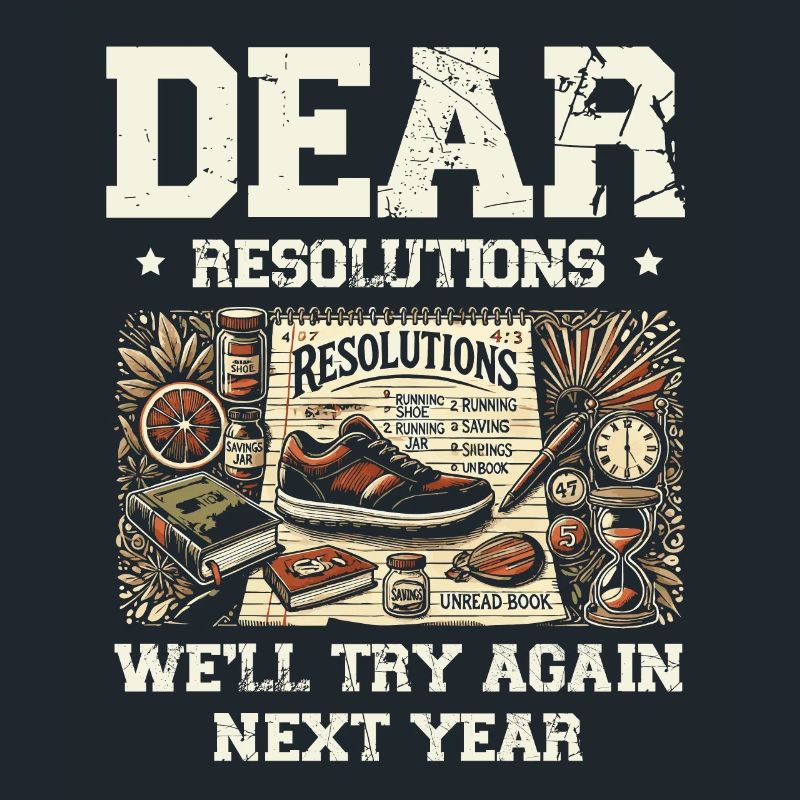 New resolutions, we'll try next year