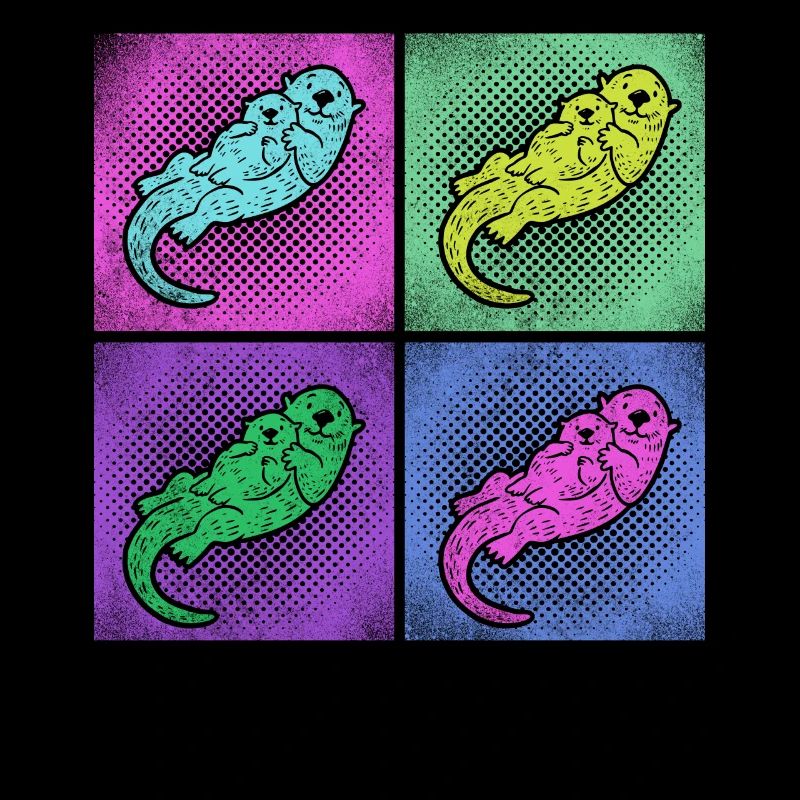 Otter 80s 90s Retro Vintage