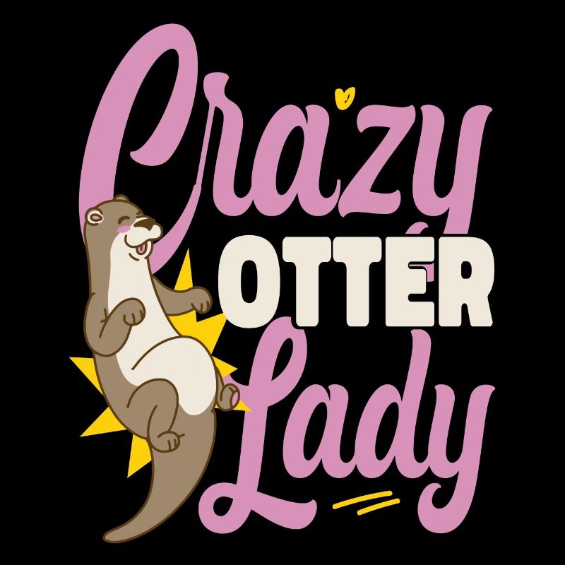 Otter Crazy Otter Lady