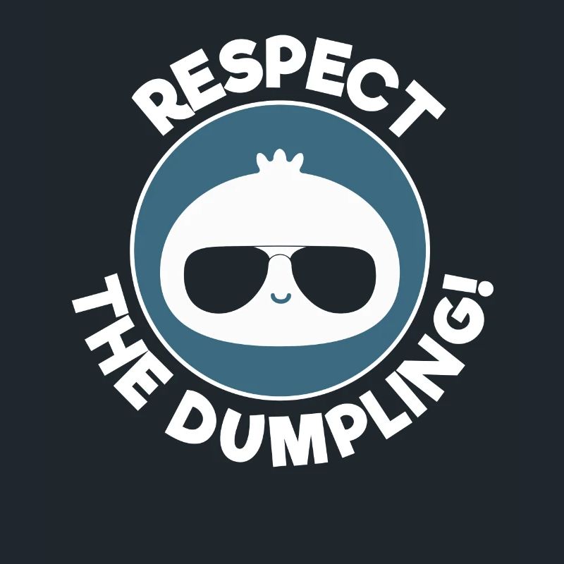 Respecter la boulette Cool Dumpling Illustration