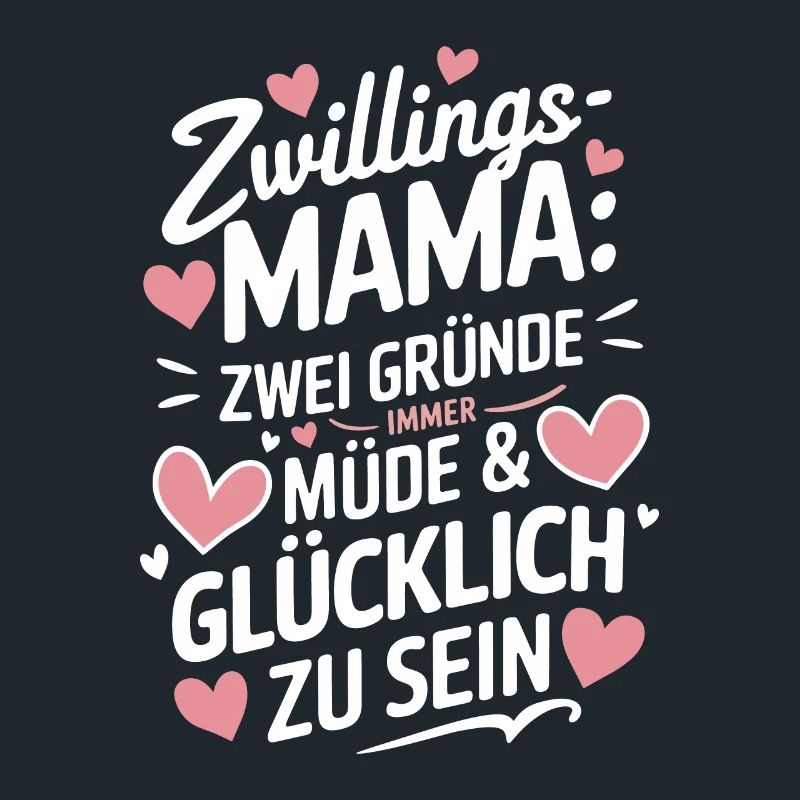 Zwillingsmama Zwillings Mutter, Mama von Zwillinge