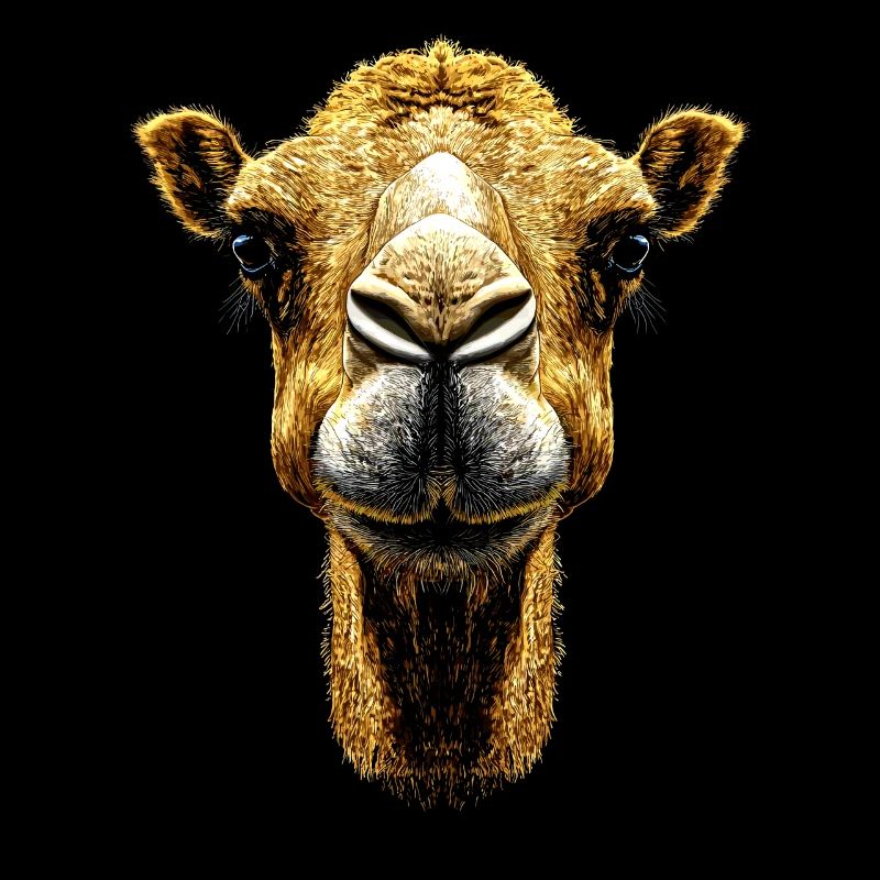 Chameau Dromadaire Camel de Bactriane Cadeau Chameaux
