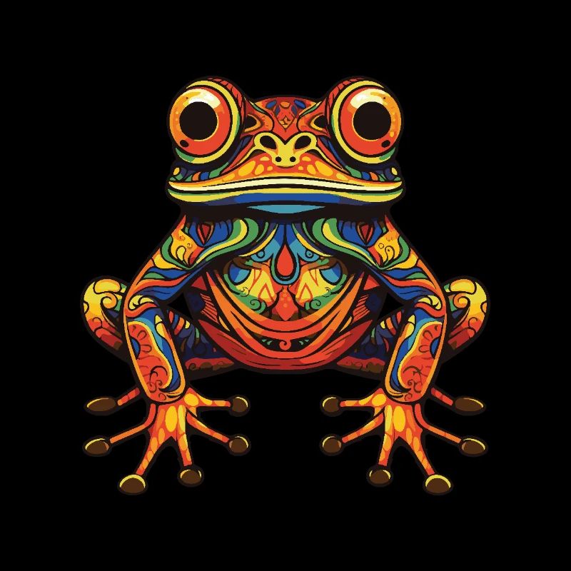 Portrait de grenouille