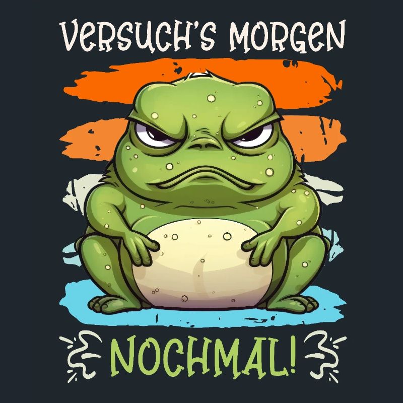 Froschkostüm VERSUCHS MORGEN NOCHMAL Lustiges