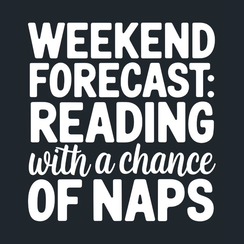 Wochenendvorhersage-Lesung mit der Möglichkeit eines Nickerchens