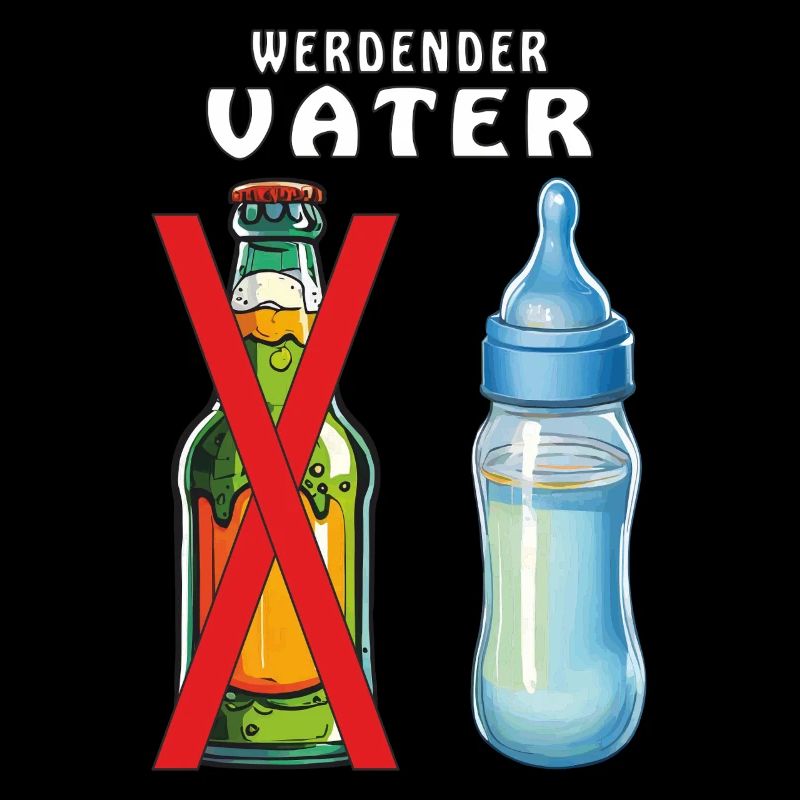 BABYFLASCHE WERDENDER VATER