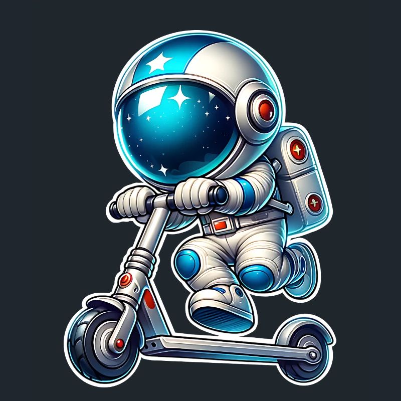 E-Scooter E-Roller Astronaut Scooter