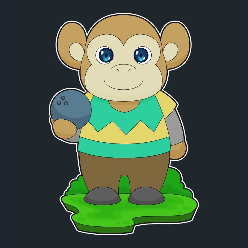 Monkey Bowling Boule de bowling