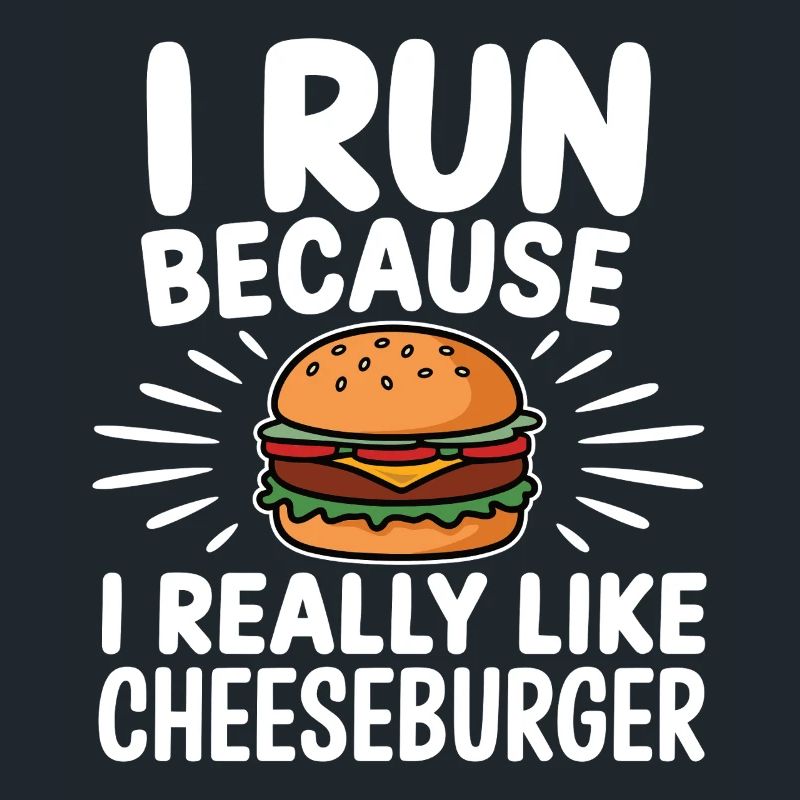 Je cours parce que j’aime beaucoup le Cheeseburger Jogging