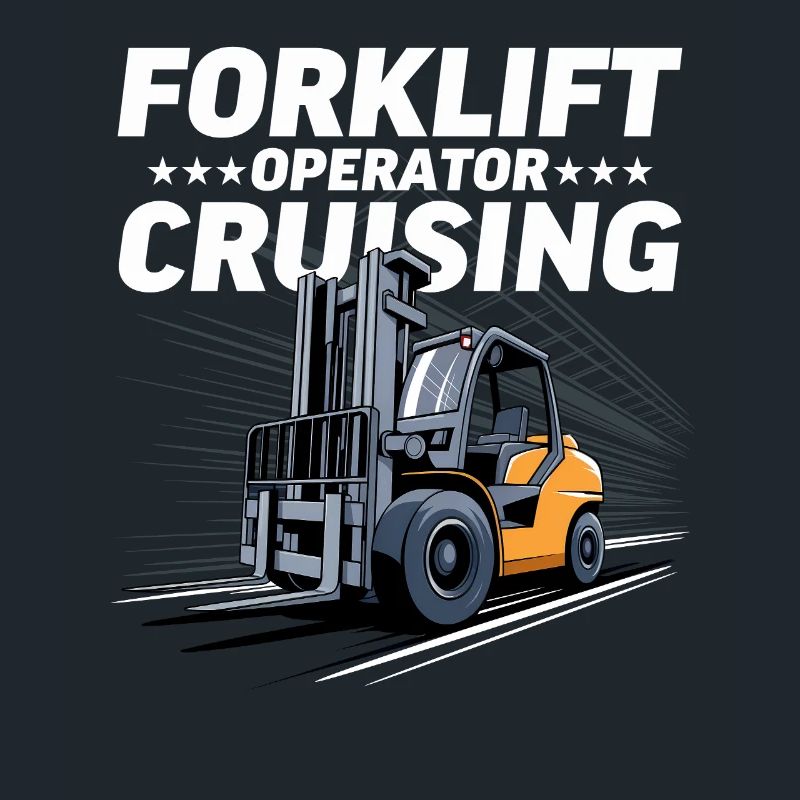 Forklift Driver Warehouse Logistics Forklift Humor