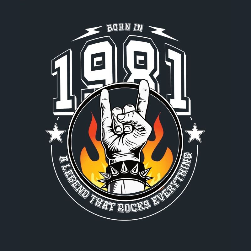 1981 Birthday, rocks everything