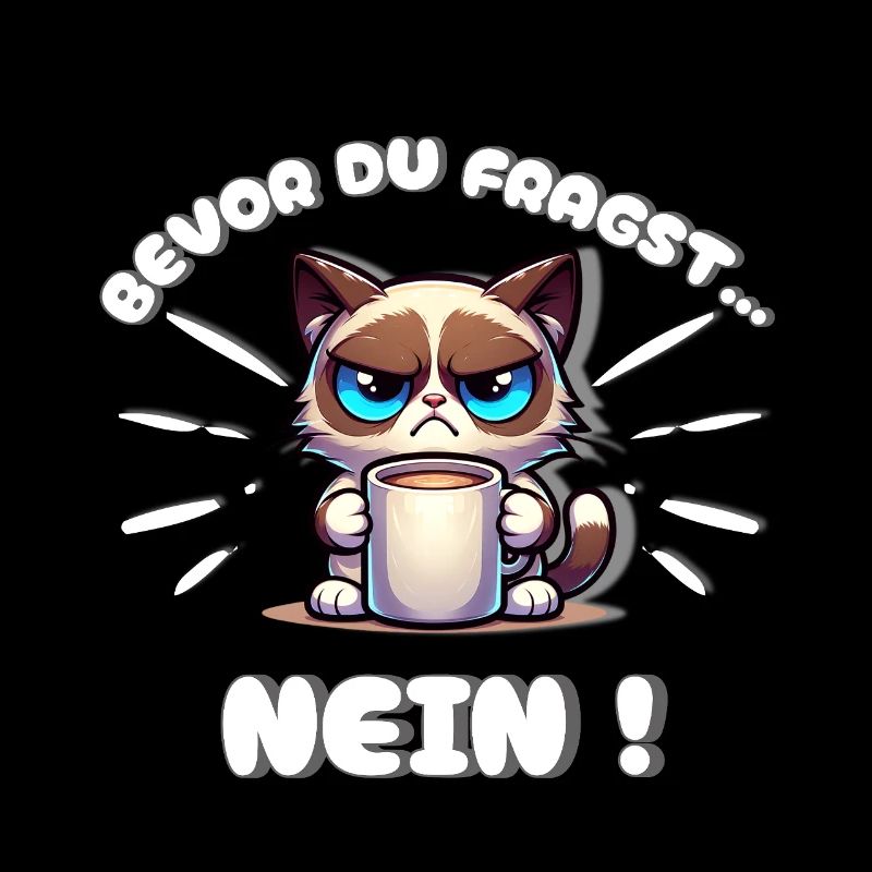 Chat agacé : Avant que vous ne demandiez : Non ! Drôle de lundi
