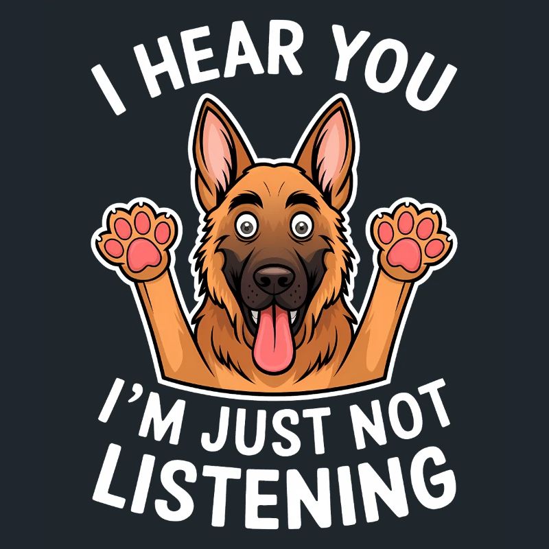 Deutscher Schäferhund Spruch Schäferhund Geschenk