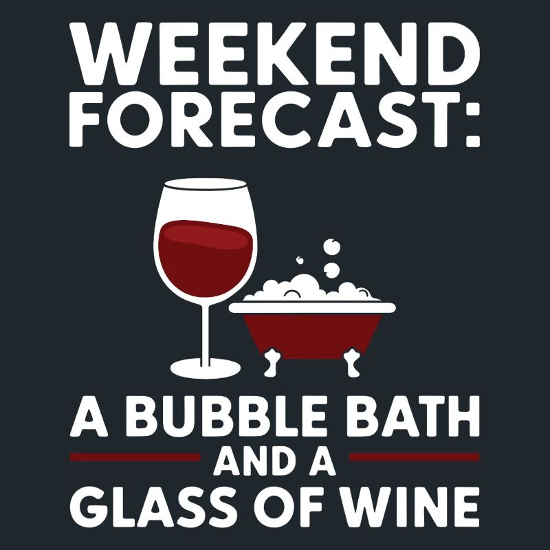 Wochenendvorhersage: Ein Schaumbad und ein Glas Wein