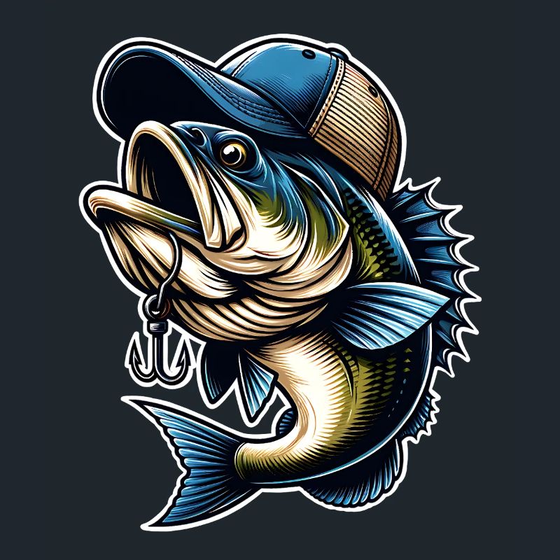 Poisson de pêche avec hameçon à capuchon