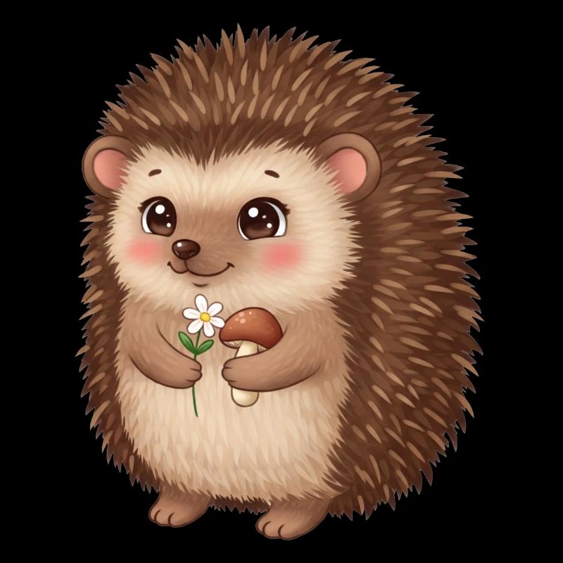 Animal Dessin Animé Hérisson