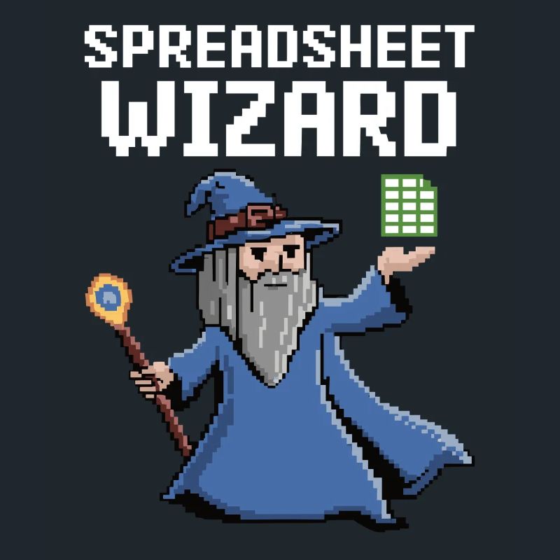 Tabellenkalkulations-Assistent Lustiger Controller Buchhalter