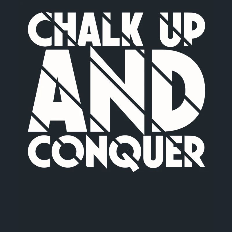 Boulderer Chalk Up et Conquer Bloc