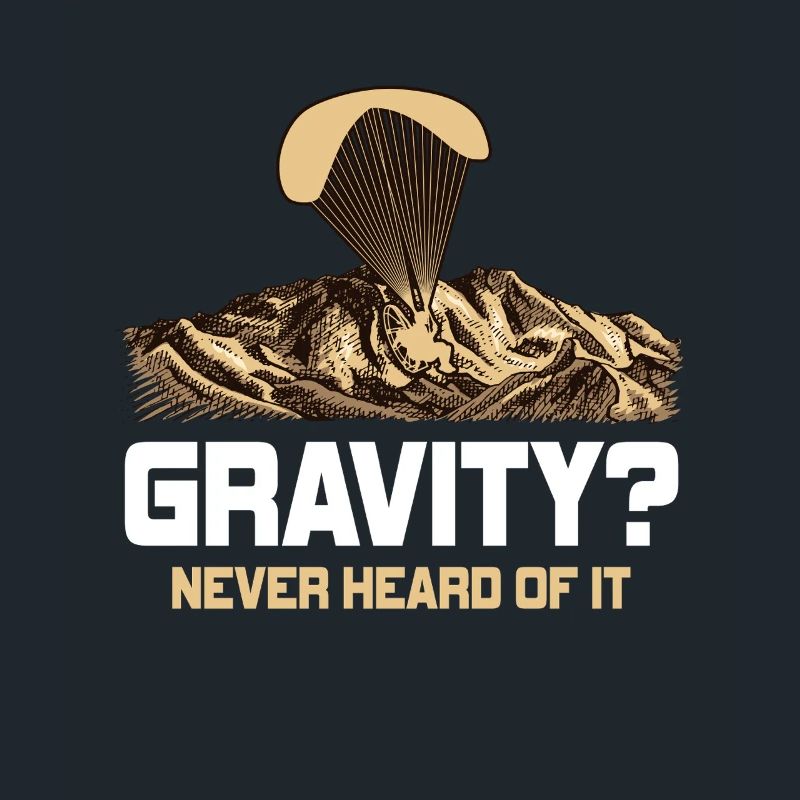 Mème hilarant de gravité de paramoteur