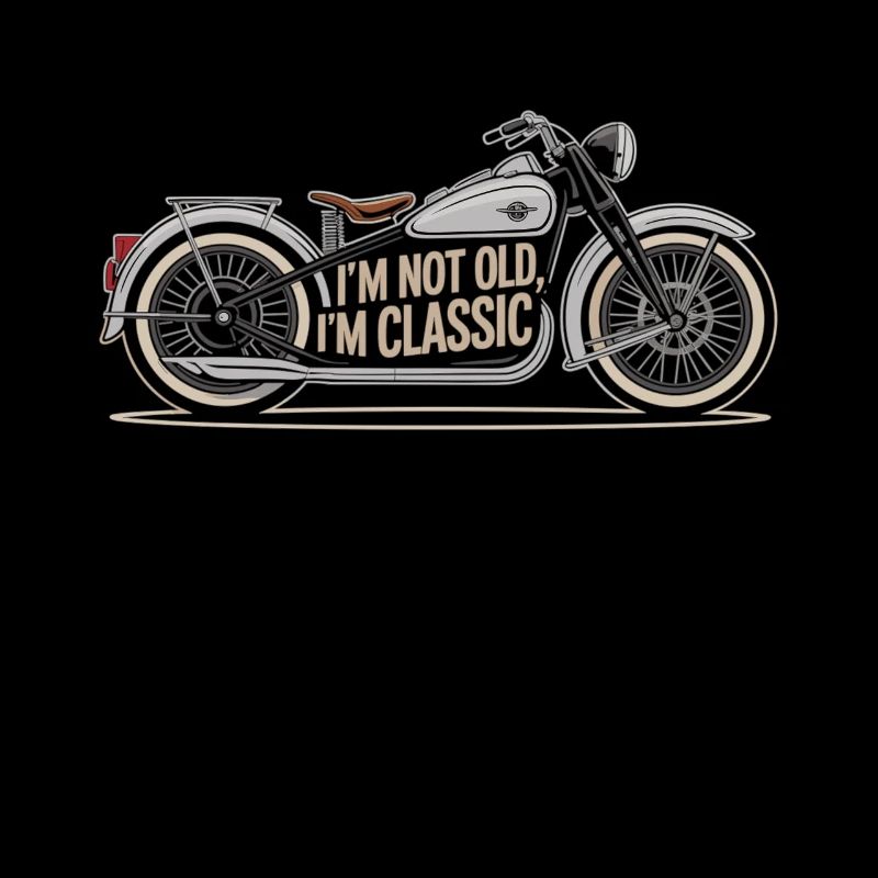 Motorrad Ikone mit Aussage