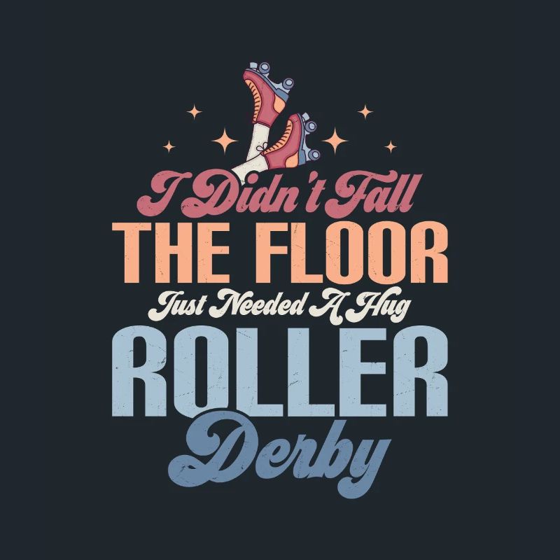 Je ne suis pas tombé au sol Roller Derby Skating