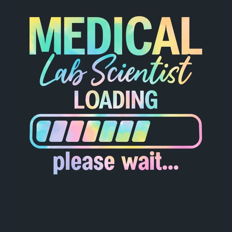 Lab Scientist Loading Tie Dye Lustig MLS Medical
