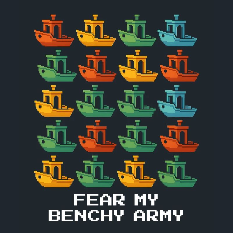 Armée Benchy | Étalonnage du modèle de test d’impression 3D