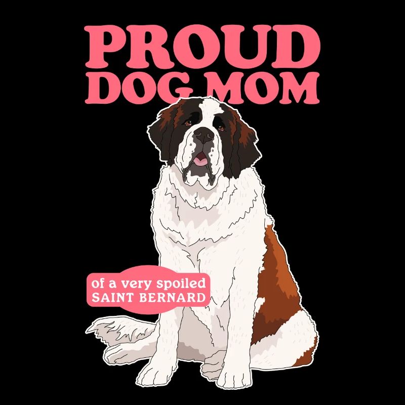 Saint Bernard Mom St. Bernard Dog Gift