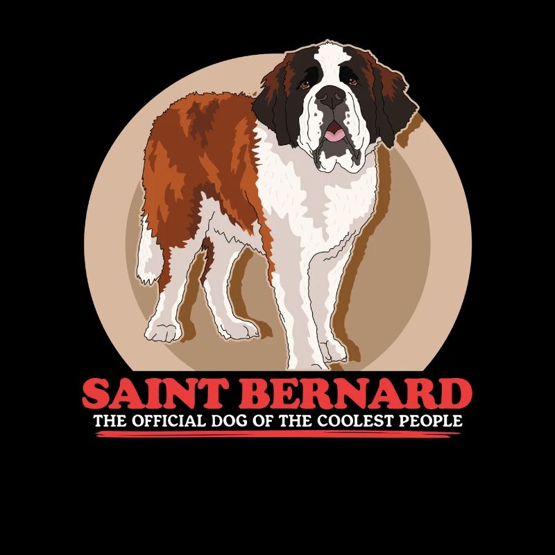 Bernhardiner Hund St. Bernhardshund Geschenk