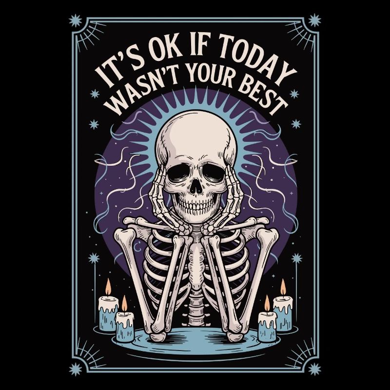 Chemise de tarot squelette – C’est bon