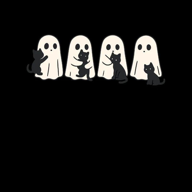 Ghost & Cat – Halloween Fun