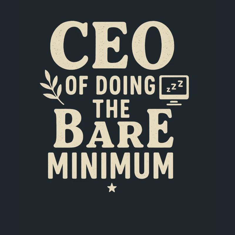 Impression de motivation minimaliste pour le PDG