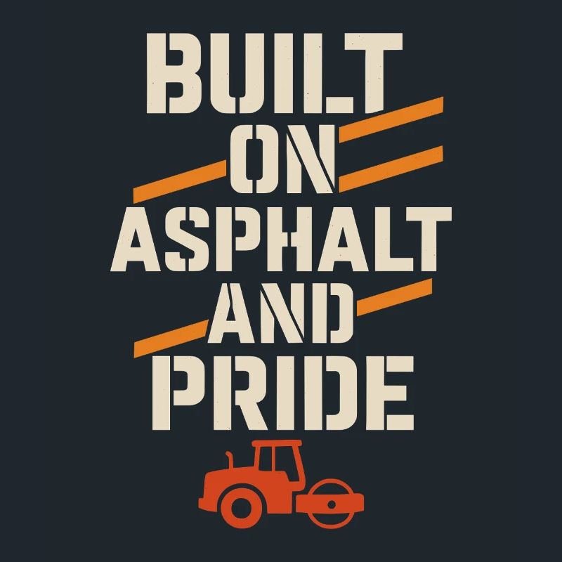 Road Construction Team Asphalt Concrete Team