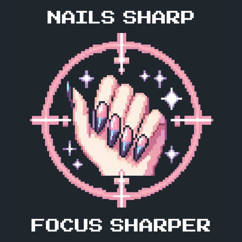 Sharp nails, even sharper focus | Girly Edge