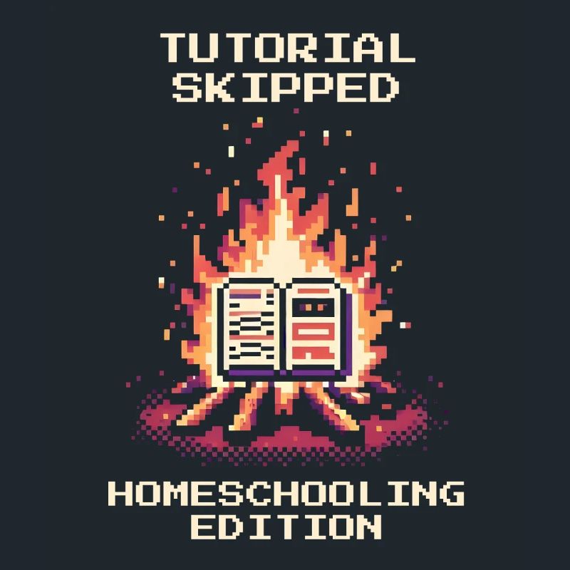 Tutorial übersprungen | Homeschooling Humor